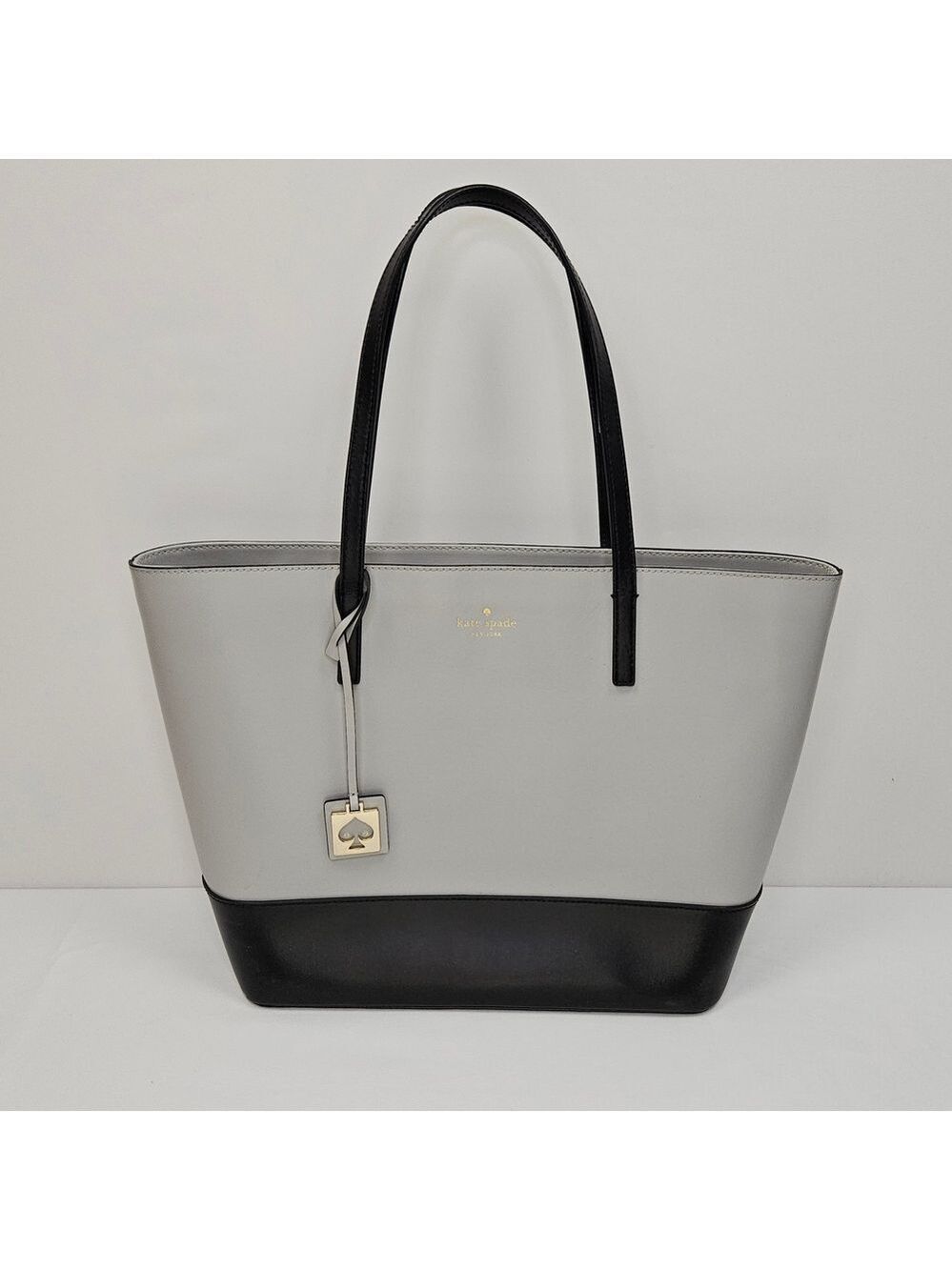 kate spade Two-Tone Cream and Black Tote